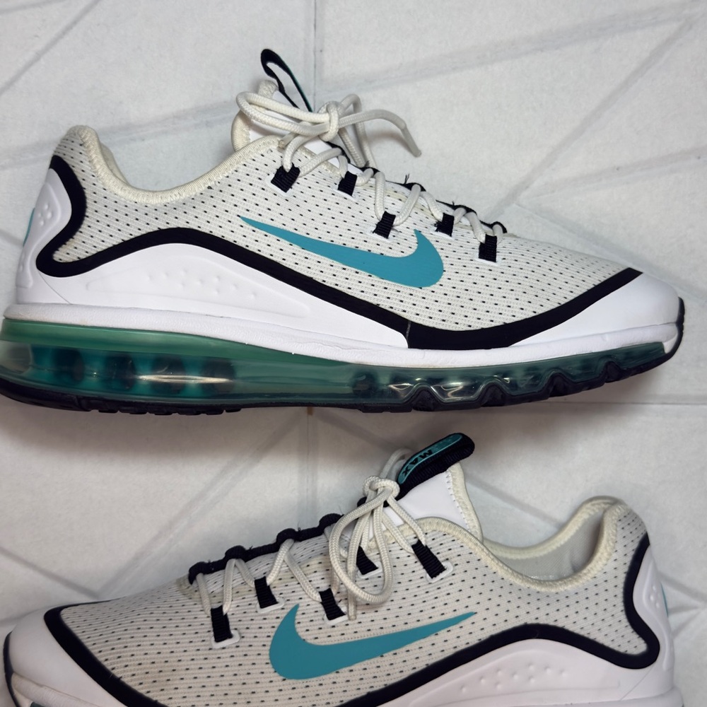 Nike Air Max Sequent 3 - Teal/White Sneakers - Men’s Size 10 - Great Cond! - Picture 3 of 14
